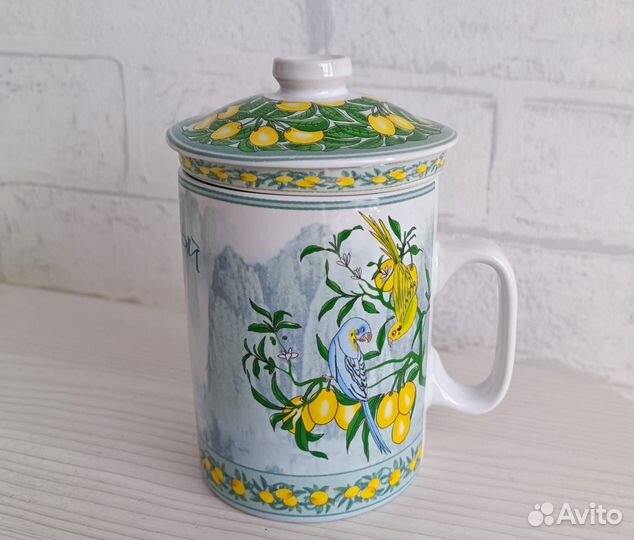 Кружка с ситом и крышкой