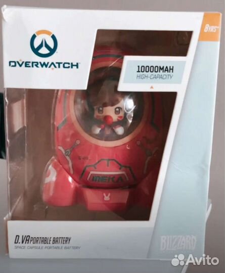 18w быстрая зарядка Powerbank D.VA Overwatch