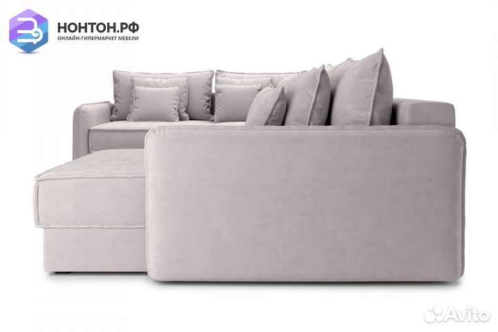 Диван п-образный тик-так Антей бежевый