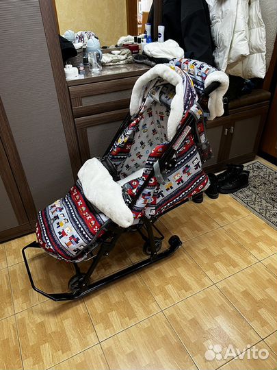 Коляска санки