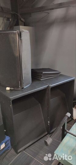 Рупорные сабвуферы 18, 600вт, 8ом