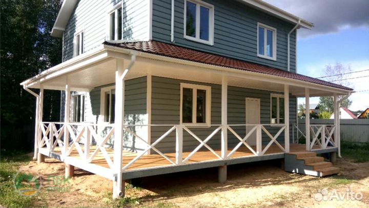 Строительство террас веранд пристроек