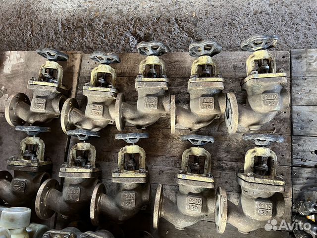 Клапан запорный 595-03.009 ру-10, ду-50 новый