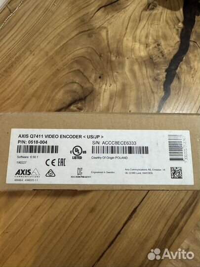 Видеокодер Axis Q7411 Video Encoder