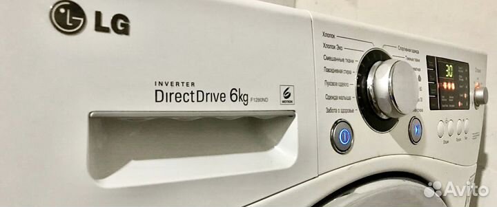 LG 6кг в идеальном состоянии