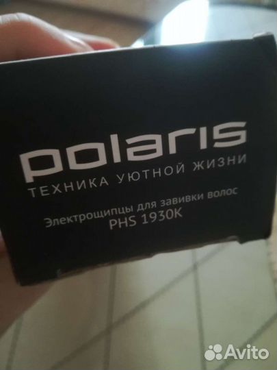 Электрощипцы для завивки волос polaris