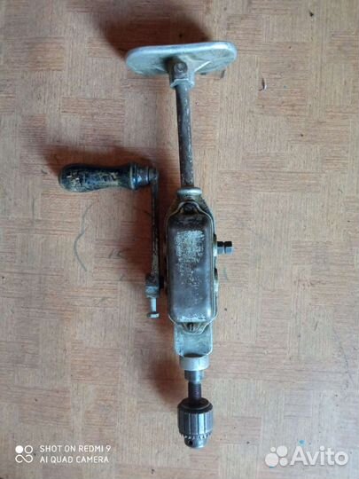 Дрель ручная СССР. Работает