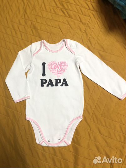 Боди новый 92 для девочки