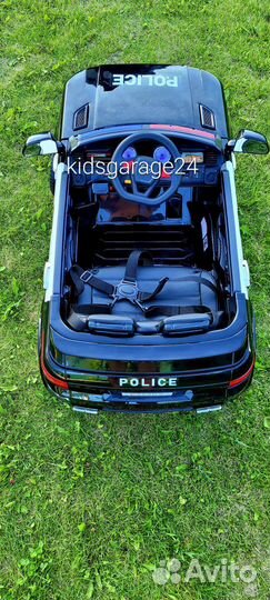 Электромобиль Range Rover Police EVA кожа сирена