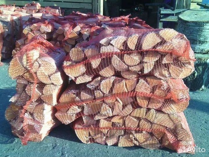 Дрова берёзовые колотые насыпь с доставкой