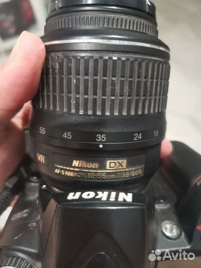 Зеркальный фотоаппарат nikon d90 18-55