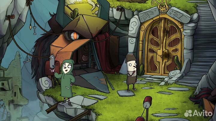 PS4 диск The Inner World The Last Wind Monk, новый