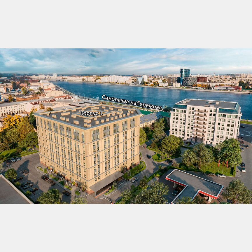 Апартаменты-студия, 35,6 м², 5/10 эт.