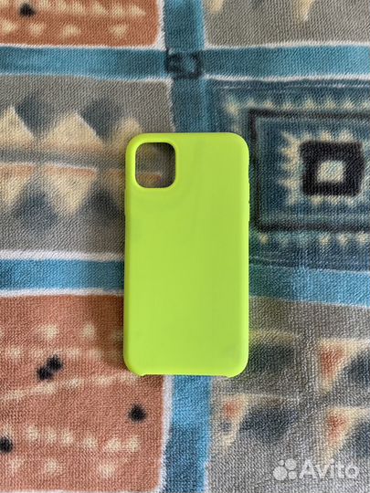 Новый чехол для iPhone 11 ярко-зеленого цвета