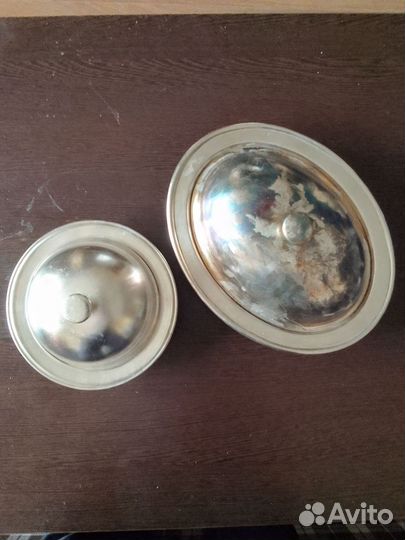 Мельхиоровые приборы для горячих блюд