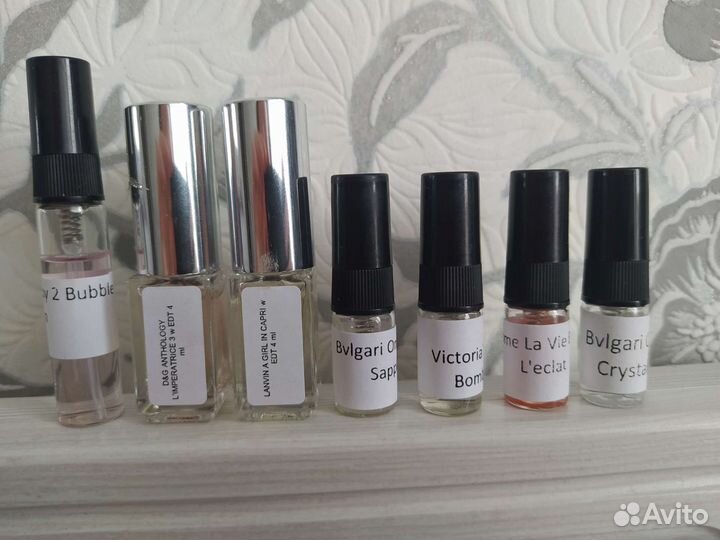 Отливанты парфюма