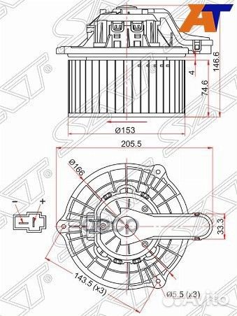 Мотор отопилеля салона hyundai IX35/tucson 10