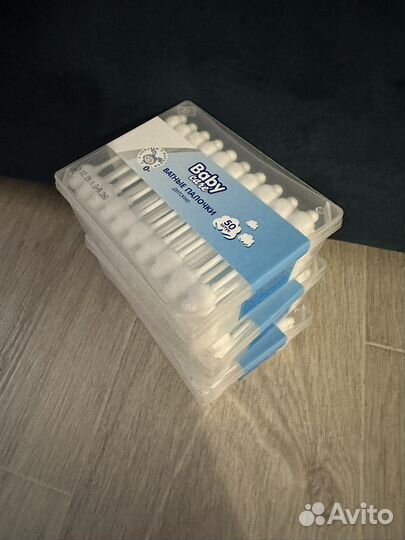 Новые упаковки ватные палочки детские