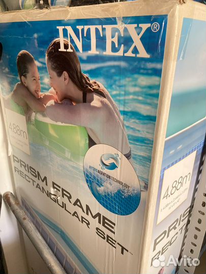 Каркасный бассейн intex бу