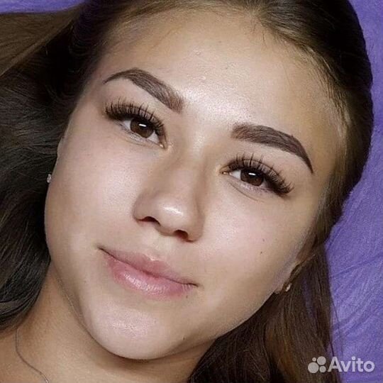 Наращивание ресниц и полировка волос