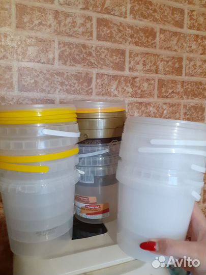 Ведро пластиковое