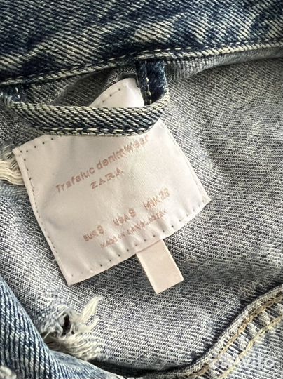 Джинсовая куртка zara