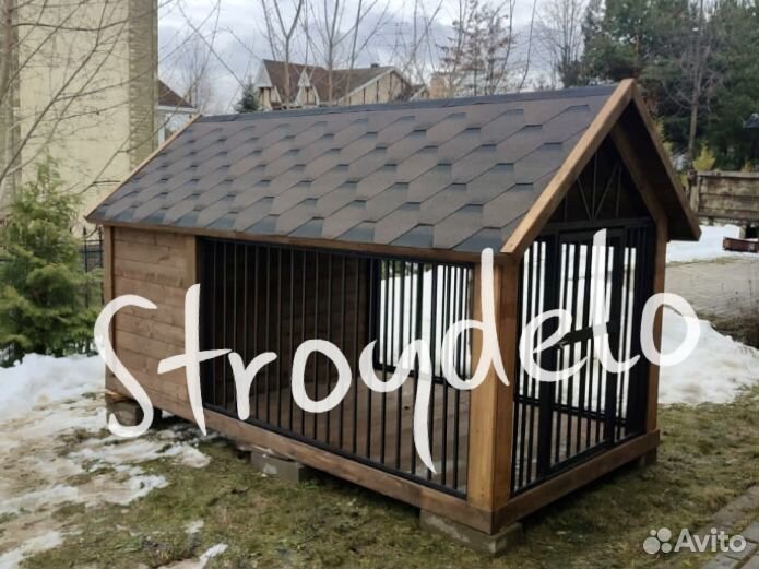 Вольер с зимником lux