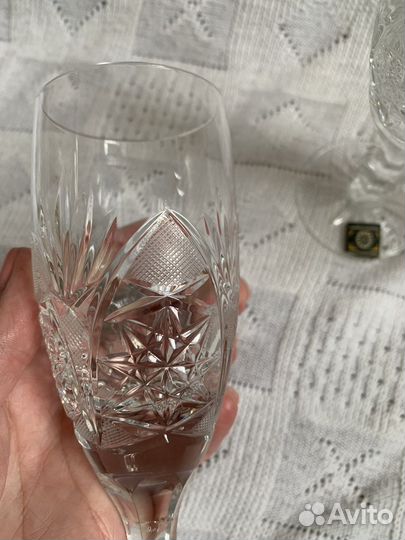 Бокалы. Хрусталь. Чехословакия