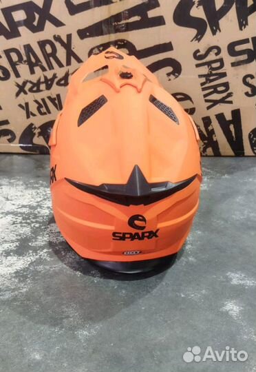 Кроссовый шлем для мотокросса и эндуро sparx Rapto