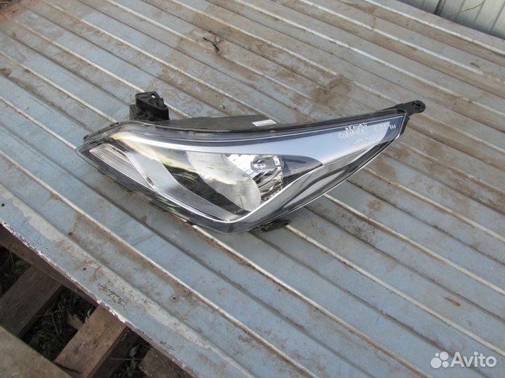 Фара передняя левая Хендай Солярис Hyundai Solaris