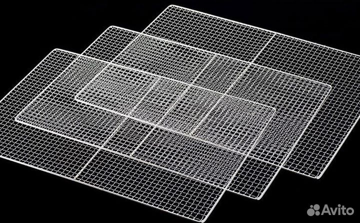 Полки сетчатые металлические пищевая сталь