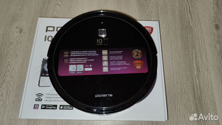 Пылесос-робот Polaris pvcr Wave 15 WiFi IQ Home