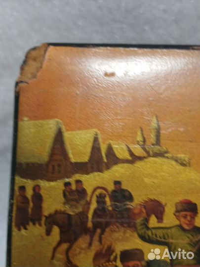 Шкатулка федоскино СССР