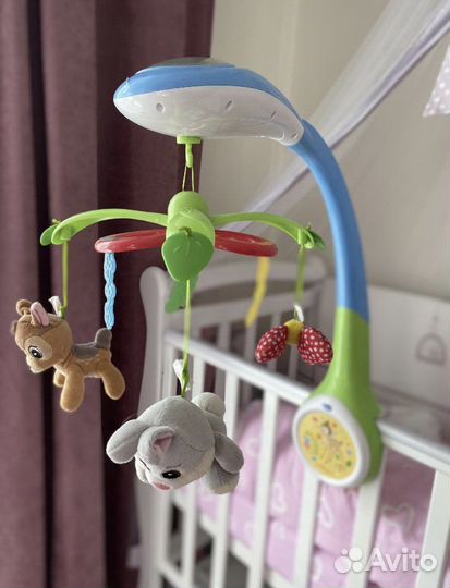 Мобиль на кроватку chicco bambi