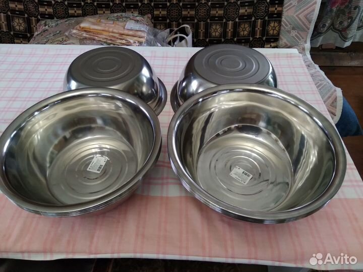 Таз/миска нержавейка/алюминий 3-16 литров