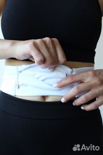 Пояс для инсулиновой помпы из хлопка на замке