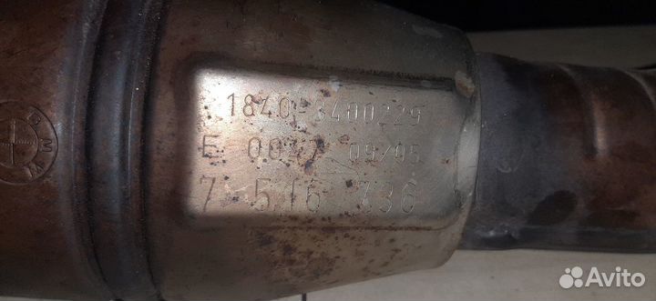 Катализатор 2 шт. выпускной коллектор BMW X3 E83