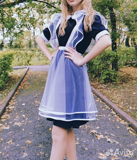 Школьный фартук и платье