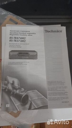 Кассетная дека technics RS- TR 373 M2