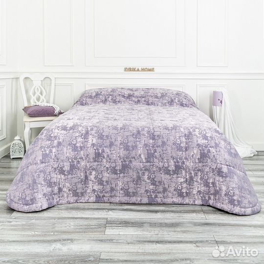 Покрывало зарина сирень новое плед на кровать