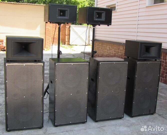 Колонки 2100-4200W 8шт Акустика F12