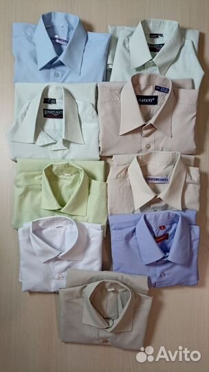 Рубашки для мальчика 9 штук за 1100