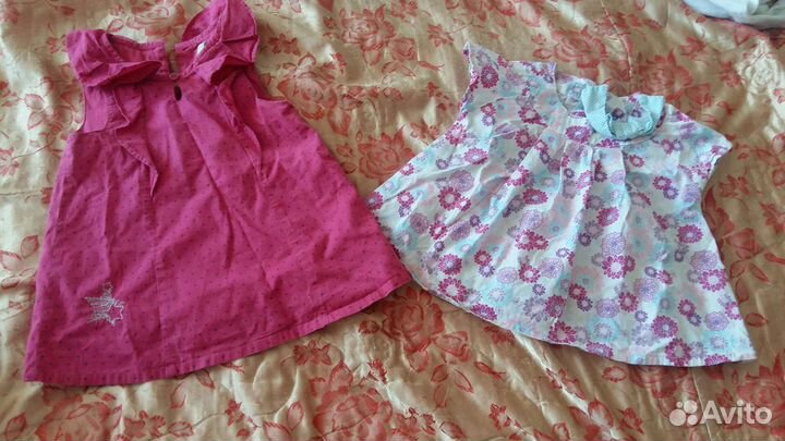 Вещи пакетом для девочки 68-74 Летние вещи