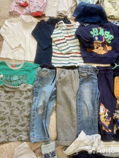 Пакет вещей на мальчика 86 92
