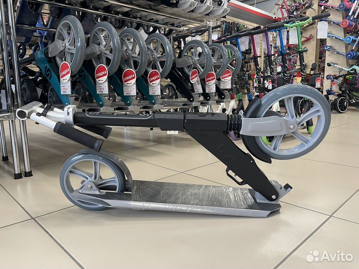 Самокат sitis DIO 230 FS (2022) черно-серый