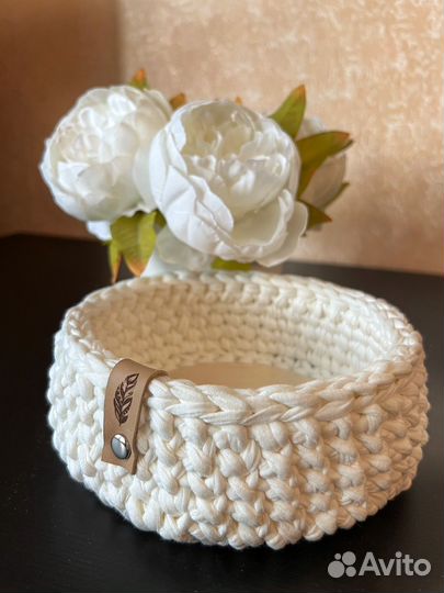 Корзиночка вязаная