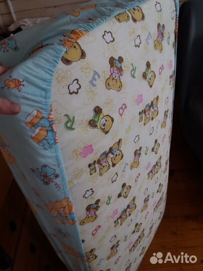 Кровать детская дерево с матрасом