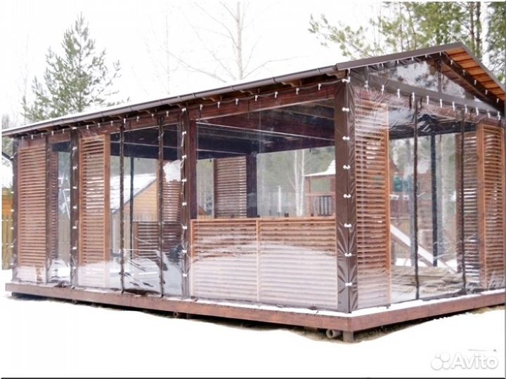 Мягкие окна для дачи