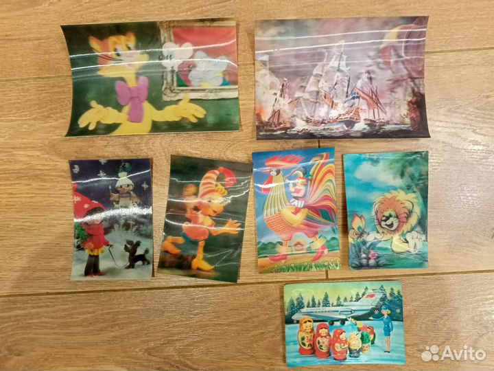 Стерео-календарики СССР