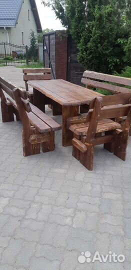 Садовая мебель из дерева